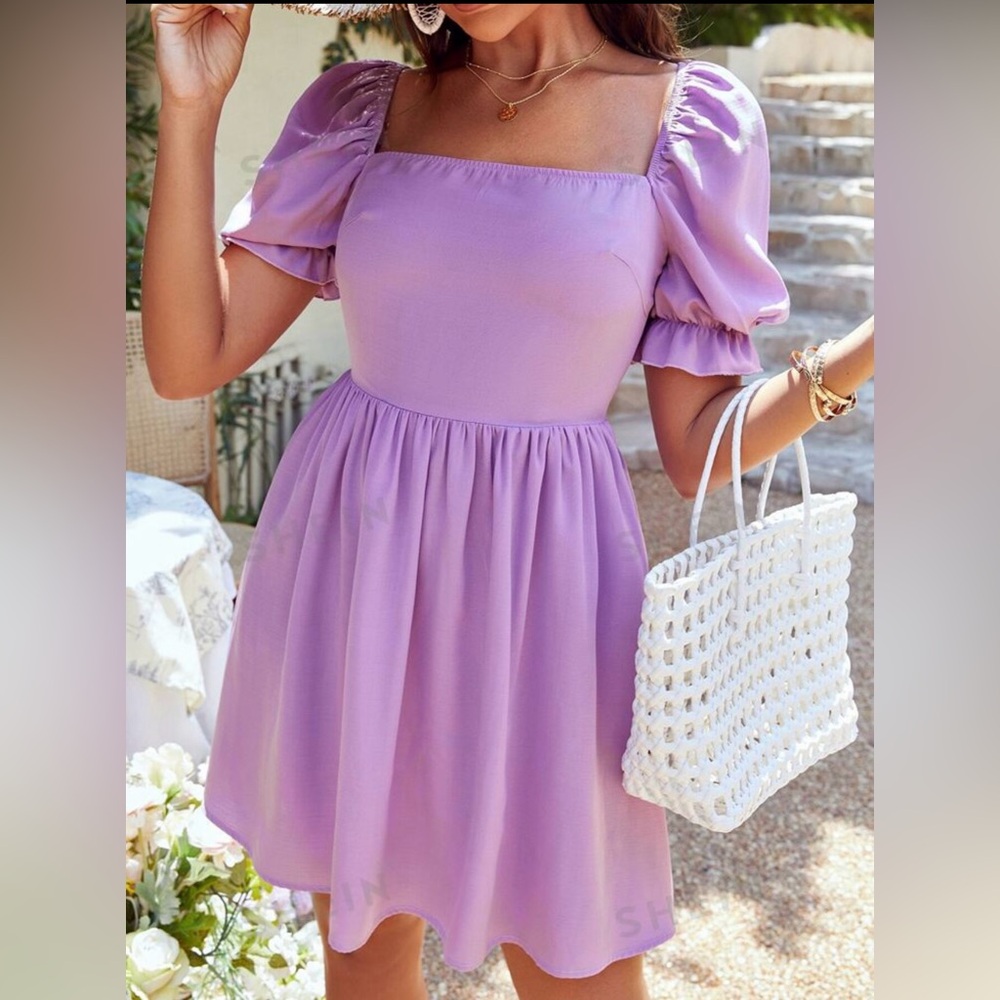 Purple dress